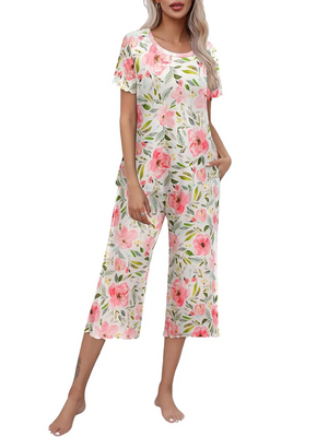 White/Pink Floral