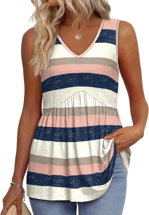 Blue Pink Stripe