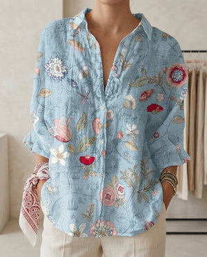 Light Blue Floral
