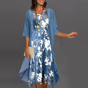 Blue floral